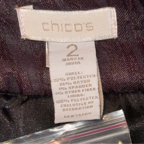 New with Tag Chico’s Luminous Lustre Lareana Three Quarter Sleeve Jacket - Picture 6 of 15